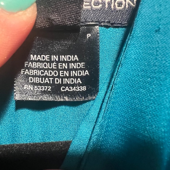 FRENCH CONNECTION Maxi Dress Polyester Women’s Size 6US Color: Ocean Depth NWT - Picture 7 of 16